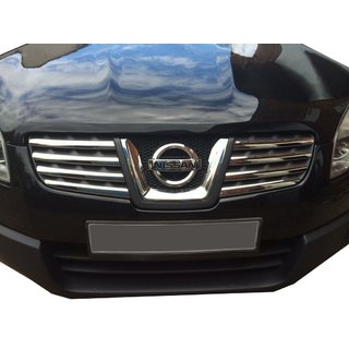 Kølergrill-lister (8 stk., rustfrit stål) Nissan Qashqai 2007–2010 foto 1