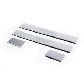 Carmos V2 dørtrinslister (4 stk., rustfrit stål) Chevrolet Aveo T300 2011–2020 foto 1