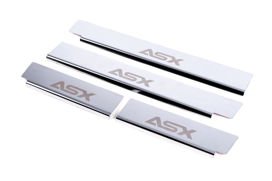 Mitsubishi ASX 2010–2023 Dørtrinslister Carmos (4 stk., rustfrit stål) Image