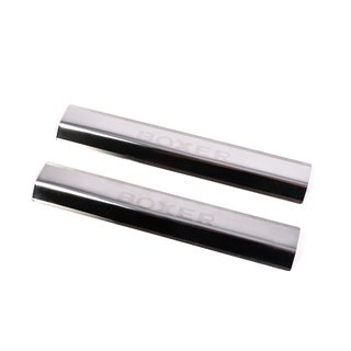 Laser dørtrinslister (2 stk., rustfrit stål) Peugeot Boxer 2006–2025 foto 1
