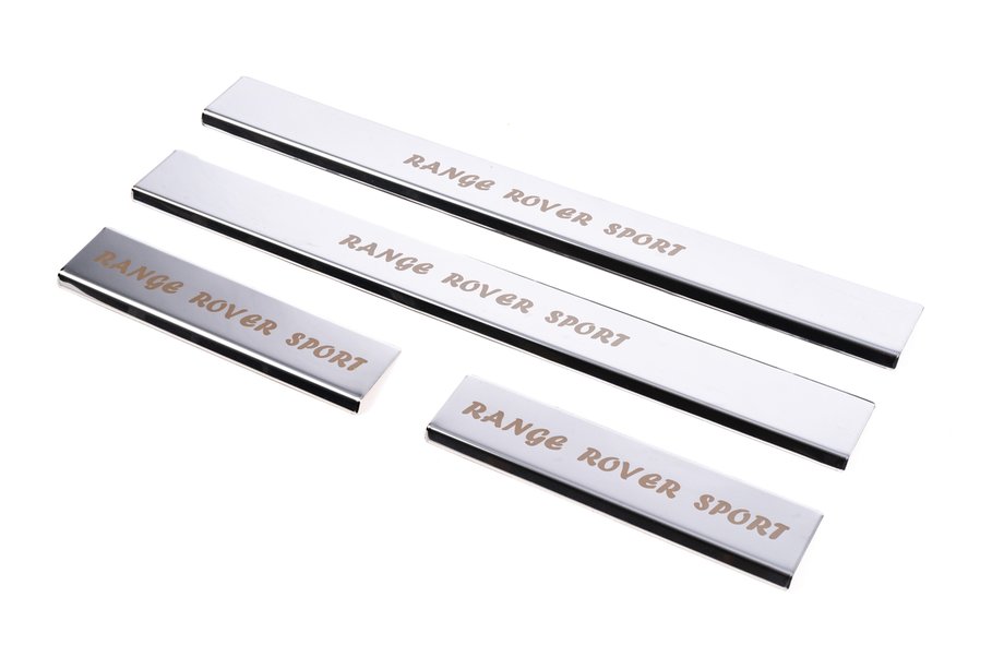 Range Rover Sport 2005–2013 Krom dørtrinslister (4 stk., Carmos) Image