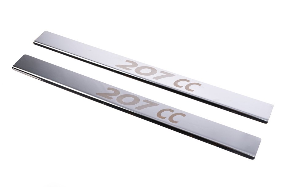 Peugeot 207 2006–2014 Carmos dørtrinslister (2 stk., rustfrit stål) Image