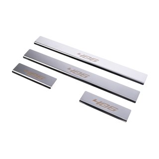 Dørtrinslister Carmos (4 stk., rustfrit stål) Peugeot 406 1995–2004 foto 1