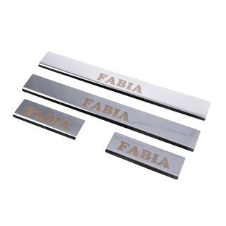 Carmos dørtrinslister (4 stk., rustfrit stål) Skoda Fabia 2000–2007 foto 3