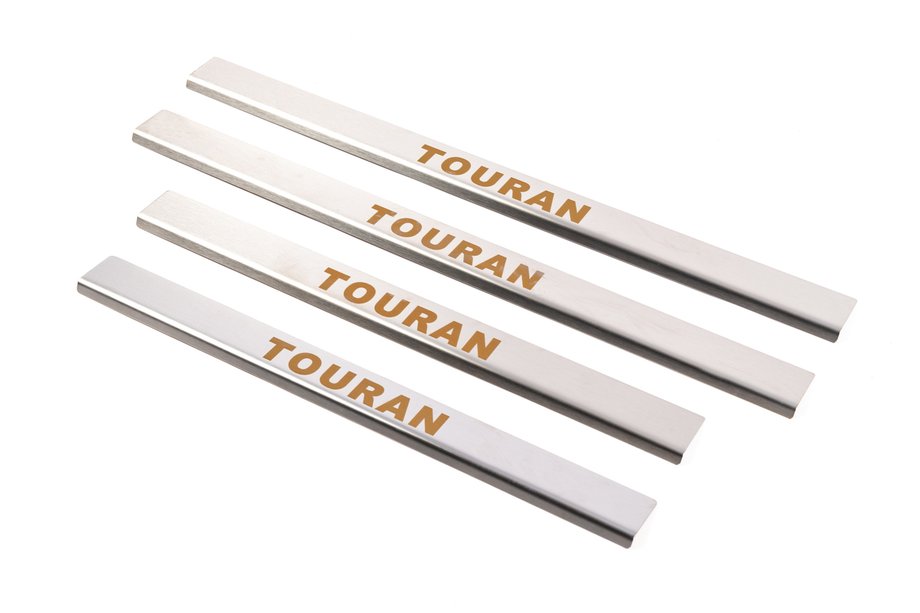 Volkswagen Touran 2003–2010 Dørtrinslister Carmos (4 stk., rustfrit stål) Image