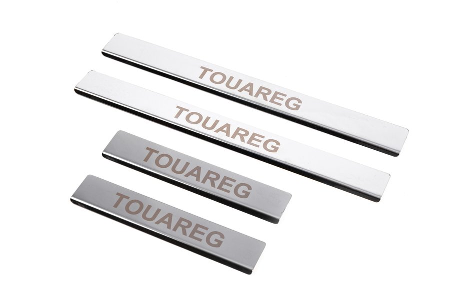 Volkswagen Touareg 2002–2010 Dørtrinsplader Carmos V1 (4 stk., rustfrit stål) Foto 1
