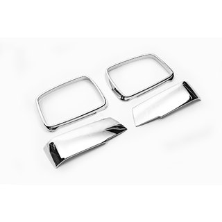 Krom spejlomramning og topdæksel (plast) Kia Sportage 2004–2010 foto 4