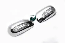 Toyota Corolla 2002–2007 Krom spejlkåber til LED (2002-2005, 2 stk., plast) foto 2