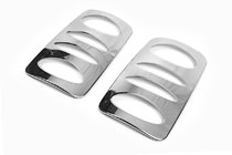 Volkswagen Caddy 2004–2010 Rammer til stoplygter V2 (2 stk., rustfrit stål) Carmos - Tyrkisk stål foto 2