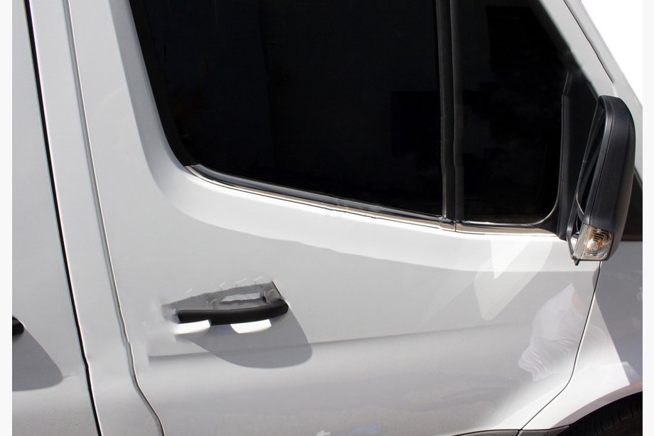Mercedes Sprinter W907/W910 2018– Krom vindueslister (4 stk.) Image