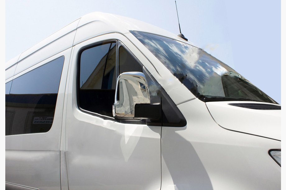 Mercedes Sprinter W907/W910 2018– Spejlkapper (2 stk., rustfrit stål) Carmos - Tyrkisk stål Image