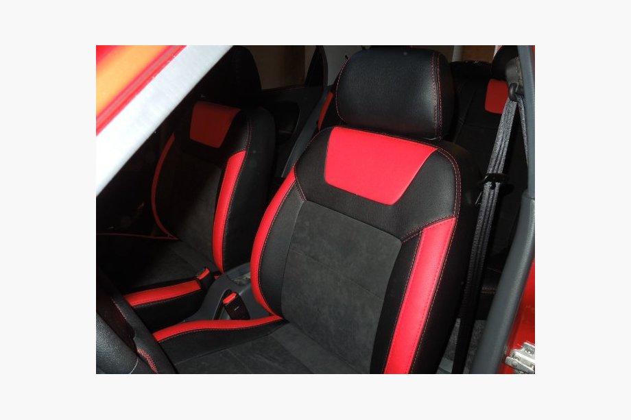 Daewoo Lanos 1998–2017 Modeltilpassede sædeovertræk Brothers Leather Style Image