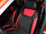 Daewoo Lanos 1998–2017 Modeltilpassede sædeovertræk Brothers Leather Style foto 1