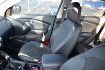 Hyundai IX-35 2010–2015 Sædeovertræk SoyuzAuto i læderlook foto 2