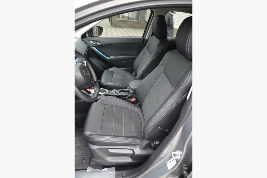 Mazda CX-5 2012–2017 Sædeovertræk SoyuzAuto Leather style Image