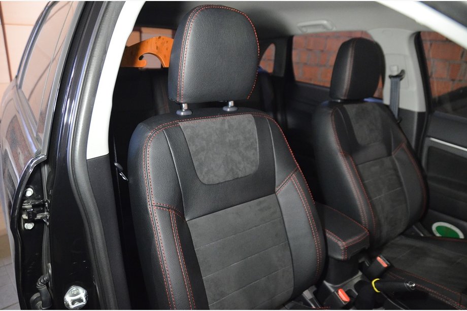 Mitsubishi ASX 2010–2023 Sædeovertræk SoyuzAuto i læderlook Image