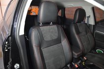 Mitsubishi ASX 2010–2023 Sædeovertræk SoyuzAuto i læderlook foto 1