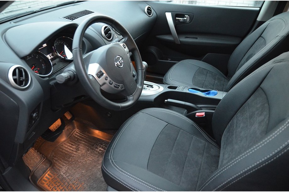 Nissan Qashqai 2010–2014 Sædeovertræk SoyuzAuto i læderlook Image