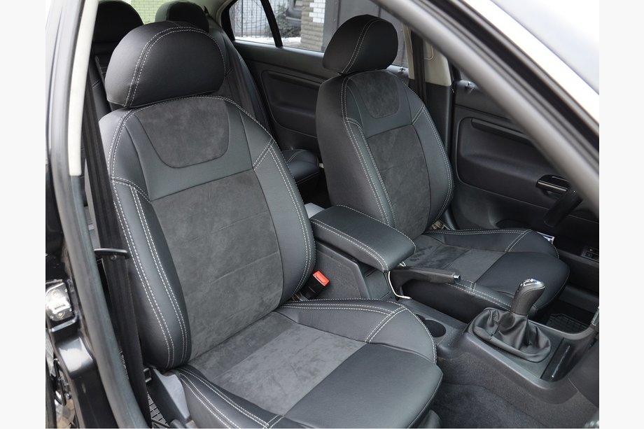 Skoda Superb 2001–2009 Sædeovertræk SoyuzAuto i læderlook Image