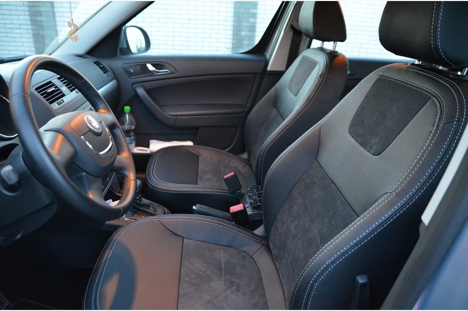 Skoda Yeti 2009–2017 Sædeovertræk SoyuzAuto i læderlook Image