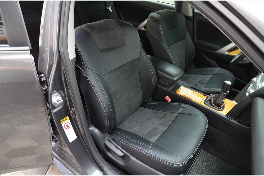 Toyota Camry 2006–2011 Sædeovertræk (kunstlæder ↗ Alcantara-erstatning, Elite) Image