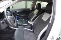 Toyota Corolla 2007–2013 Originale sædeovertræk SoyuzAuto Leather style foto 1