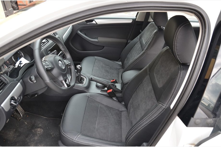 Volkswagen Jetta 2011–2018 Sædeovertræk SoyuzAuto i læderlook Image