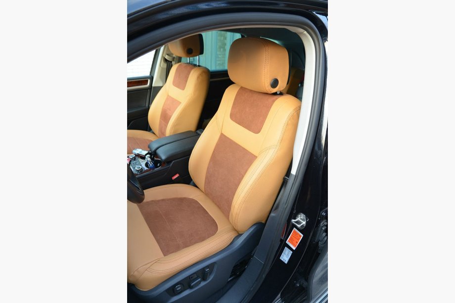 Volkswagen Touareg 2010–2018 Sædeovertræk til bil (alternativ til Alcantara og læder, Elite) Image