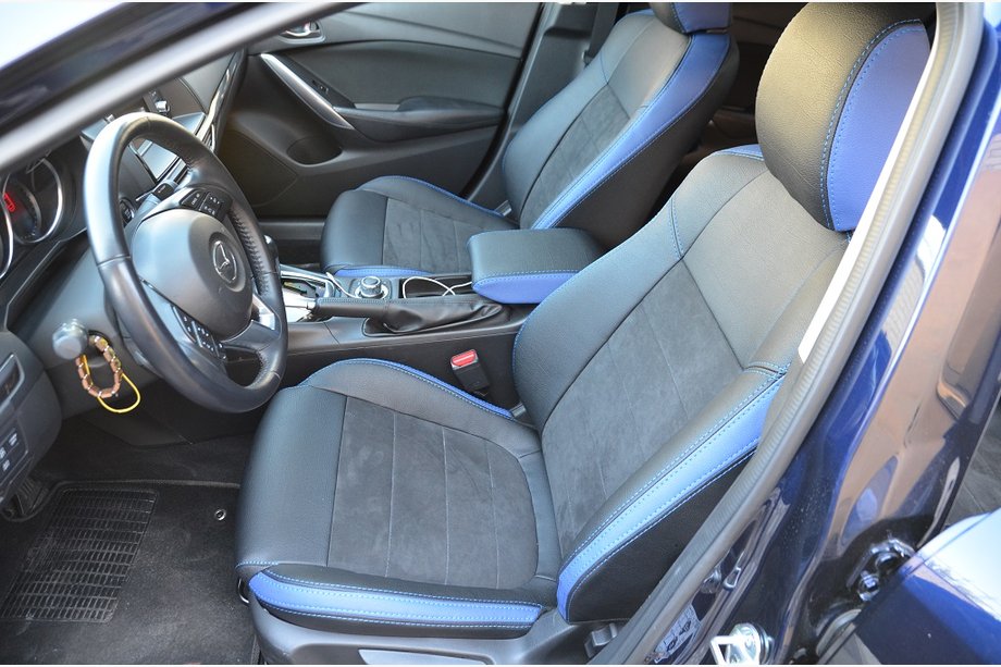 Mazda 6 2012–2024 Sædeovertræk SoyuzAuto i læderlook Image