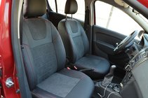 Renault Sandero 2013–2022 Sædeovertræk SoyuzAuto Leather style foto 7