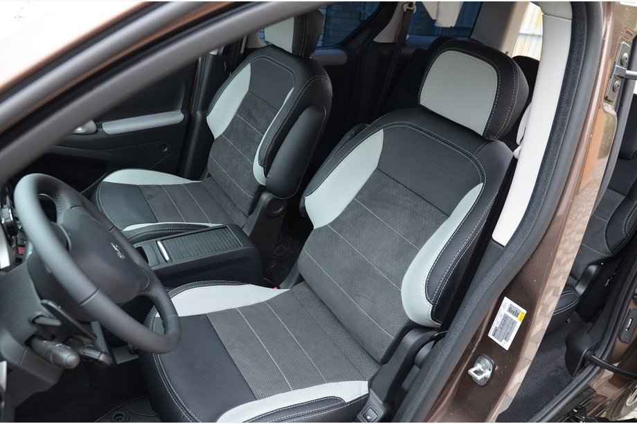 Peugeot Partner Tepee 2008–2018 Nyhed! Sædeovertræk SoyuzAuto Leather style Image