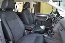 Volkswagen Touran 2003–2010 Sædeovertræk SoyuzAuto i læderlook foto 1