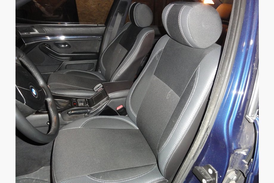 BMW 5-serie E39 1996–2003 Sædeovertræk (kunstlæder↗stof, Premium) Image