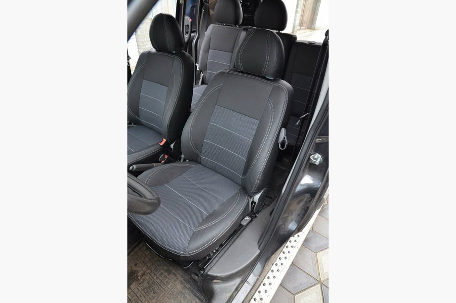 Fiat Doblo I 2005–2010 NYHED !!! Originale SoyuzAuto Premium sædeovertræk (forsæder) Image