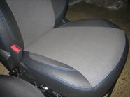 Hyundai Accent 2011–2017 Sædeovertræk (kunstlæder↗stof, Premium) foto 3