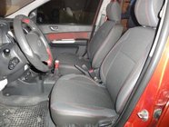 Hyundai Getz 2002– Sædebetræk (kunstlæder + stof) foto 1