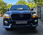 Toyota Land Cruiser 200 2007–2021 Bodykit-sæt 2016↗ (TRD 2021) Sort farve foto 3