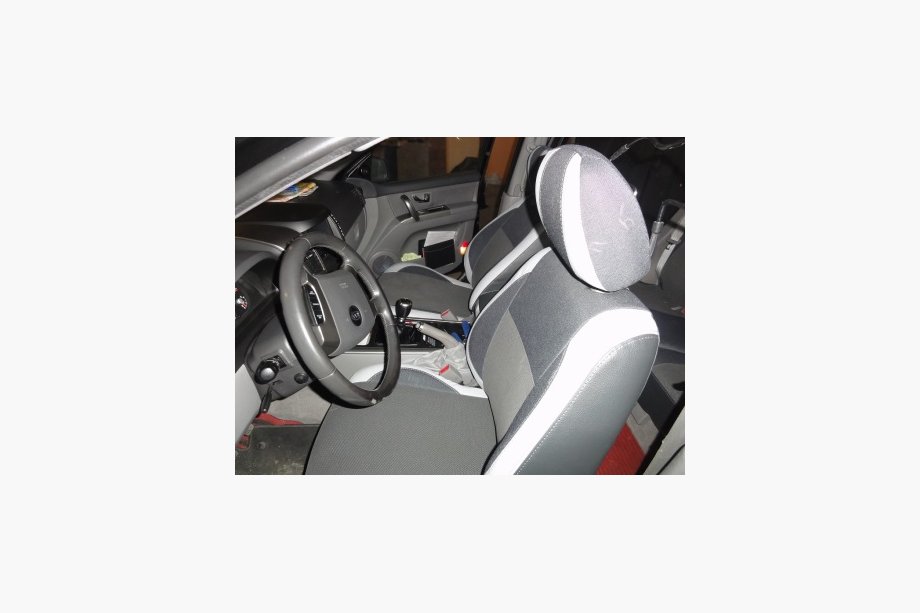 Kia Sorento I BL 2002–2009 Nyhed! Modeltilpassede sædeovertræk i økoleder Brothers Premium Image
