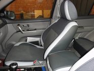 Kia Sorento I BL 2002–2009 Nyhed! Modeltilpassede sædeovertræk i økoleder Brothers Premium foto 2
