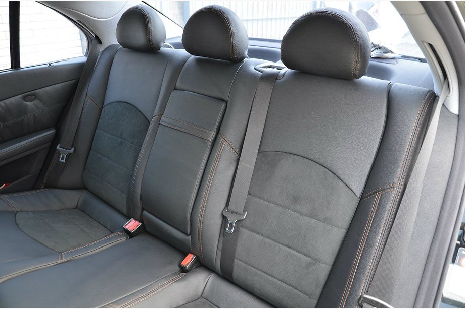 Mercedes E-klasse W211 2002–2009 Originale sædeovertræk SoyuzAuto Leather style Image