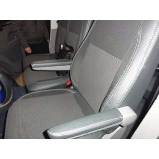 Sædeovertræk i kunstlæder og stof (Premium) Volkswagen T5 Caravelle 2004–2010 foto 3