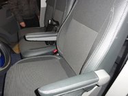 Volkswagen T5 Transporter 2003–2010 Sædeovertræk (kunstlæder↗stof, Premium) foto 3