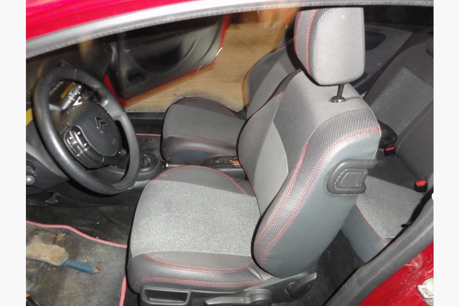 Citroen C-4 2004–2010 Sædeovertræk i kunstlæder SoyuzAuto Premium Image