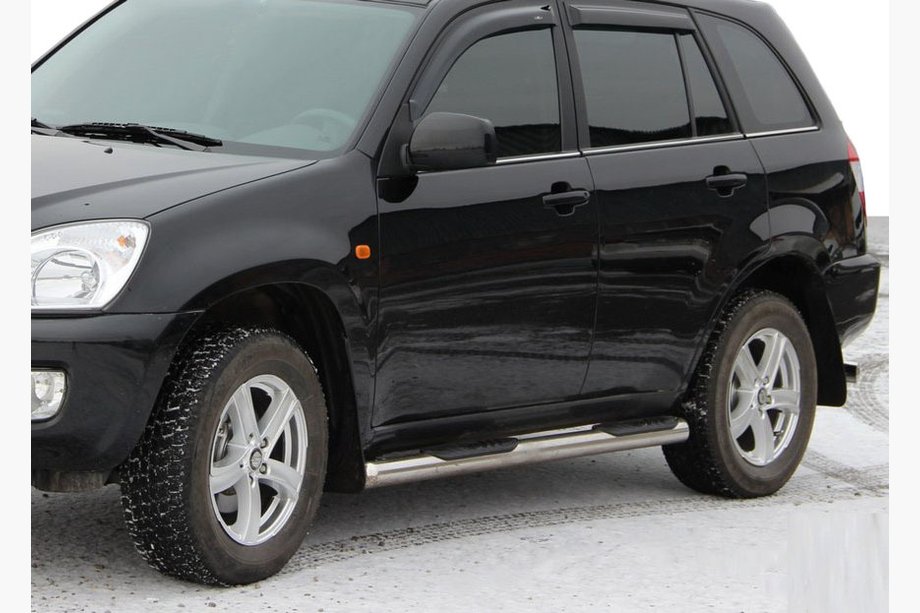 Chery Tiggo 1 2005–2016 Siderør (2 stk., rustfrit stål) Image