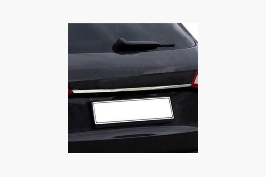 Ford Fiesta 2017– Rustfri stålliste over nummerplade Carmos - Tyrkisk stål Image