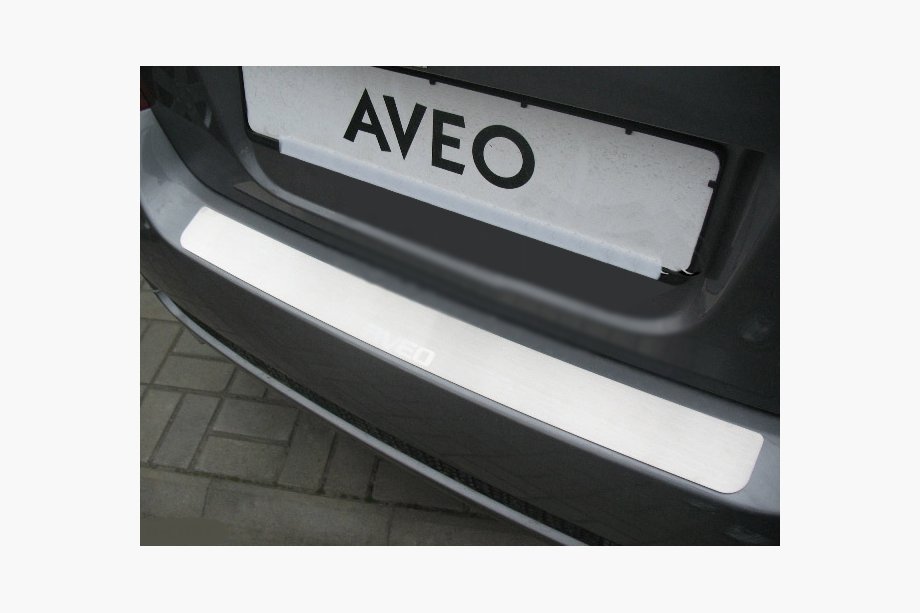 Chevrolet Aveo T250 2005–2011 Bagkofangerbeskytter Nataniko (rustfri stål) Image