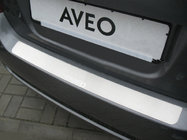 Chevrolet Aveo T250 2005–2011 Bagkofangerbeskytter Nataniko (rustfri stål) foto 1