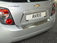 Chevrolet Aveo T300 2011–2020 Bagkofangerbeskytter med ombuk Nataniko (rustfrit stål) foto 1