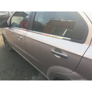 Nedre vindueslister (4 stk., rustfrit stål) Chevrolet Aveo T250 2005–2011 foto 3