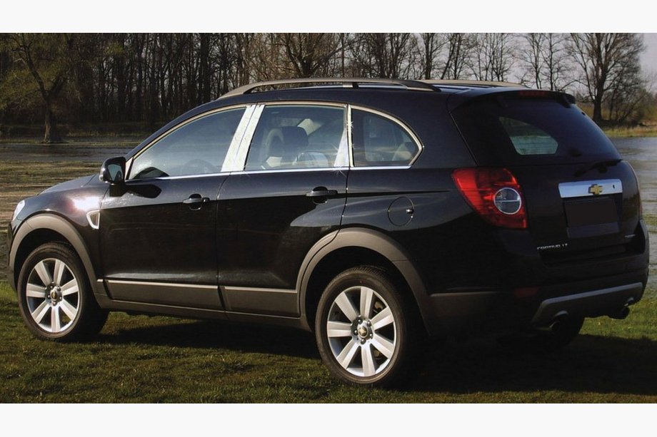 Opel Antara 2006–2017 Rustfri stolpelister Image